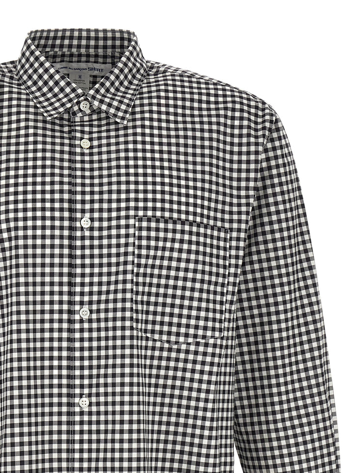 Comme Des GarçOns Shirt Vichy Shirt Shirt and Blouse - Black | 3118c882f7c1b6b0f18e0ef407f2926e7225b6e3