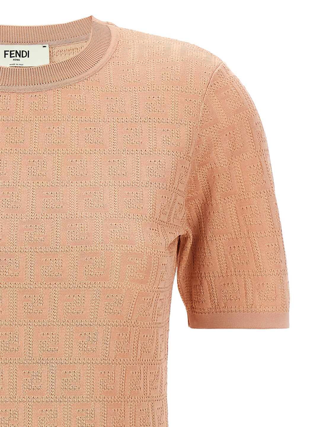 Fendi Ff Cotton Dress Dresses - Pink | 8e9a273c4437f6a8fd63b50e59684a0d688cc721