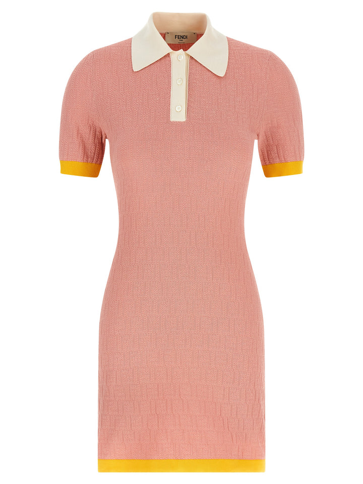 Fendi Color-Block Dress Dresses - Pink | f7fdf055af11758c365747fc4986d744cd16a0af