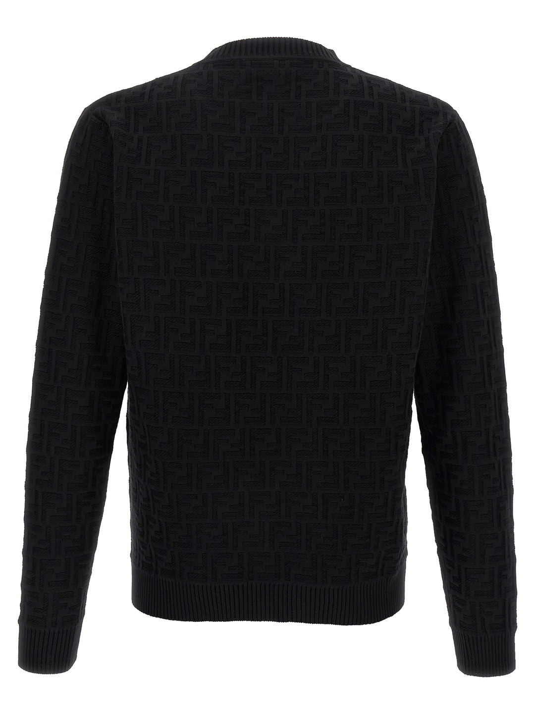 Fendi Ff Jacquard Sweater Sweaters and Cardigans - Black | 414486531e66a6750033070849043624bba1151c