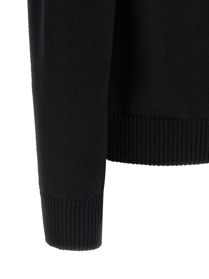 Fendi Ff Velvet Micro Sweater Sweaters and Cardigans - Black | cfbbb38dd84277ffc72c4422773f8bfc6d160193