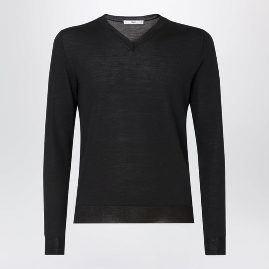 Black Wool Jumper