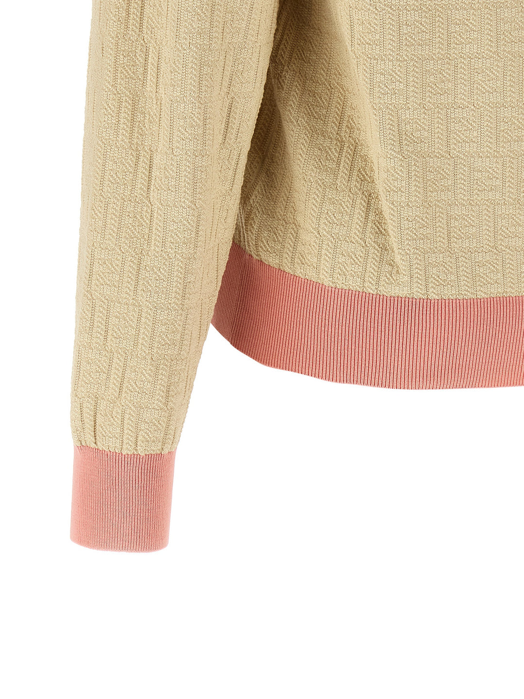 Fendi Ff Jacquard Sweater Sweaters and Cardigans - Beige | fad785d9393bd9c8c589e8de9eab20bbc0eac325