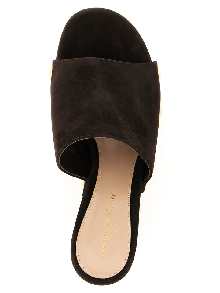 Gianvito Rossi Ardéa Wedges - Brown | 72b20d68d06a17d4a84ec32dc1d1fbaf3b61954e