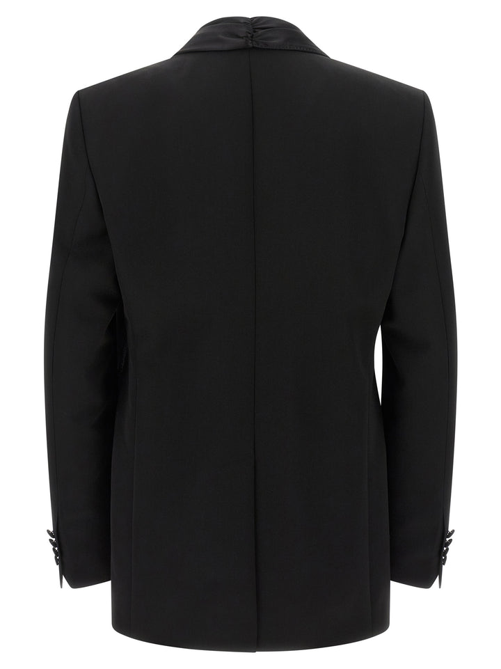 Dolce & Gabbana Shawl Neck Blazer - Black | 6c275950392768c9cc5636e883b0921505daea0e