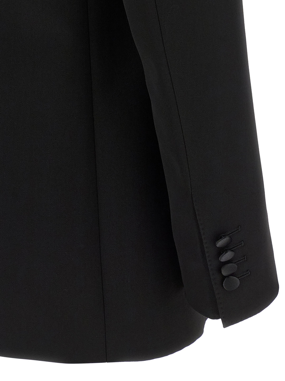 Dolce & Gabbana Shawl Neck Blazer - Black | 5ef172def507ba67034a45308317f0a69518b6c7