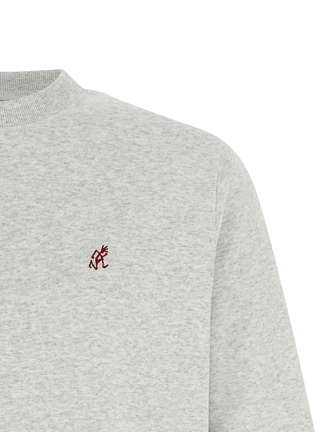 Gramicci One Point Crew Sweatshirt - Gray | 060ca66aee0c87da96ccf32cc66d5c6120d56c4f