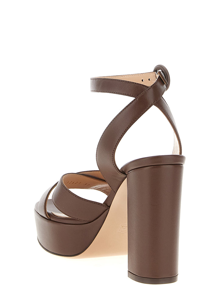 Gianvito Rossi Sabrina Sandals - Brown | 5b7d9c8fe55ca3700c73e2fb73328169705b30f2