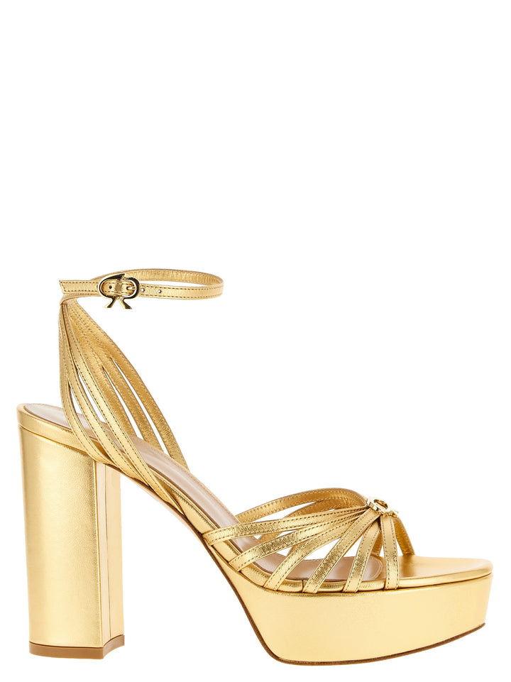 Gianvito Rossi Rita Sandals - Gold | fee8c99f1e614b6205f1f794d7e2cfcd0263e58d
