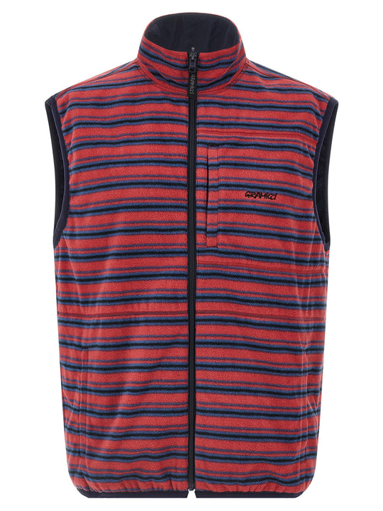 Thermal Fleece Reversible Gilet Multicolor