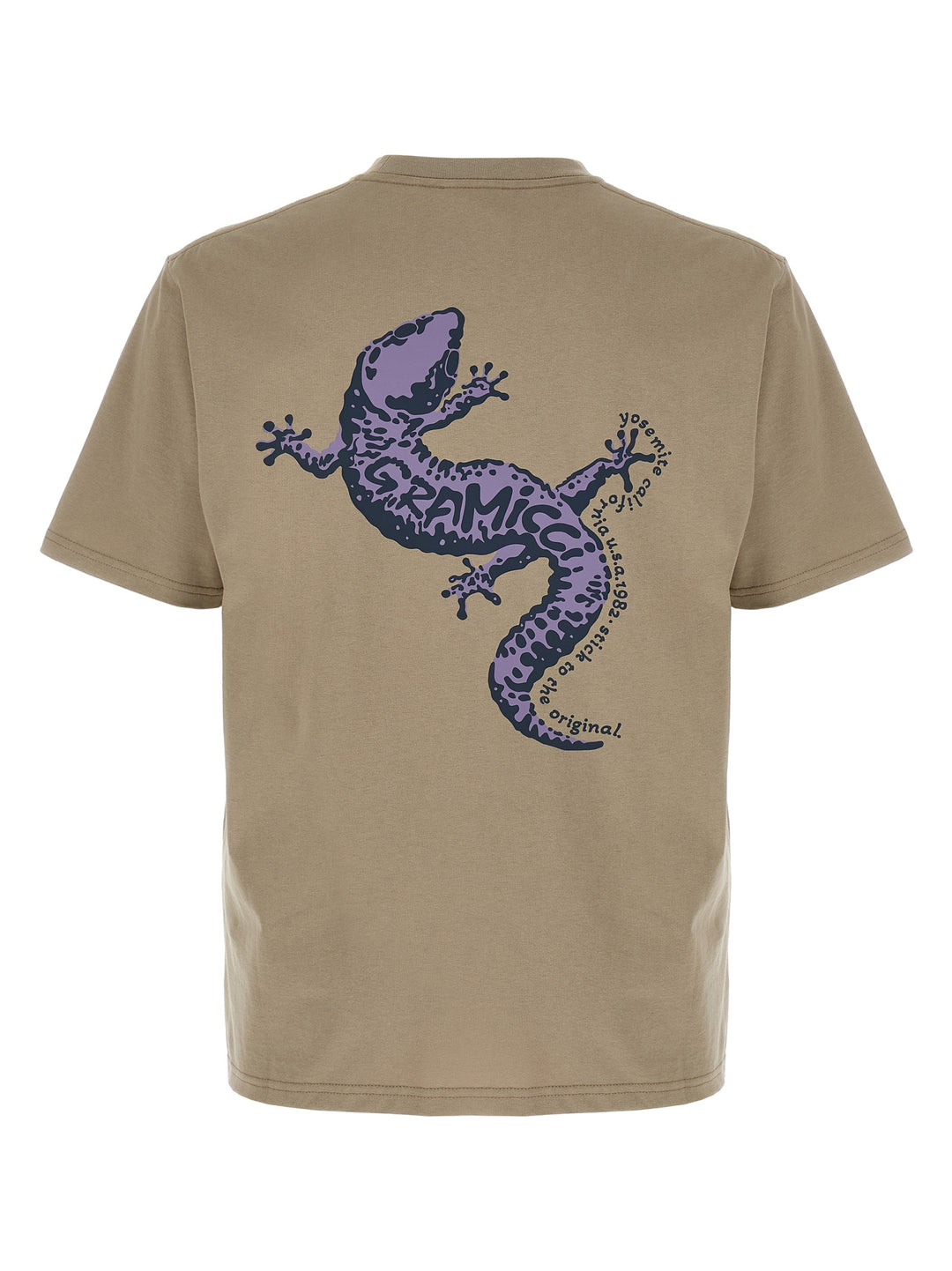 Gramicci Gecko T-shirt - Beige | d8bb45451561d005126729dc72f9e694a652e0be