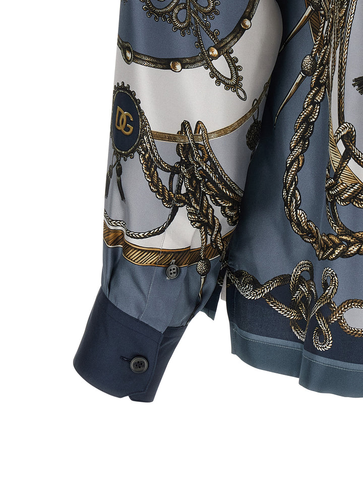 Dolce & Gabbana Cargo Shirt and Blouse - Blue | 9ddb69776726d481ad3bd2cb598988a328bd23a5