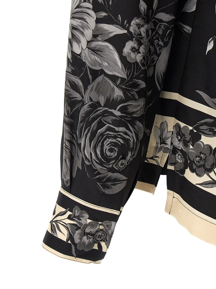 Dolce & Gabbana Bouquet Fiori Shirt and Blouse - Black | 25f4f7761047002d469a0062d520d4a4299fa1f6