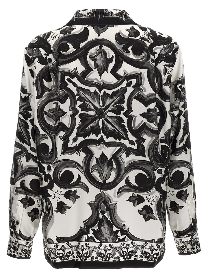 Dolce & Gabbana Vanity Shirt and Blouse - White/Black | c6d9775ed9aa713a95bf96ed54746faf53fa201e