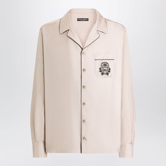 Silk Shirt With Embroidery