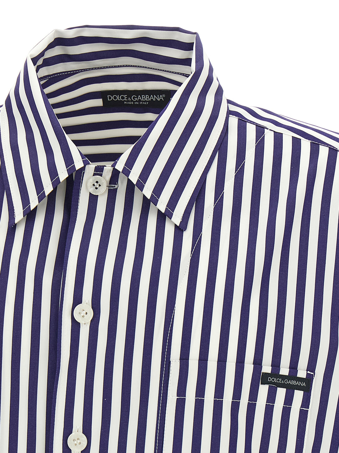 Dolce & Gabbana Striped Shirt Shirt and Blouse - Blue | 63c0d6da1dd38e8490f1416d1d6ab62011c39cf6