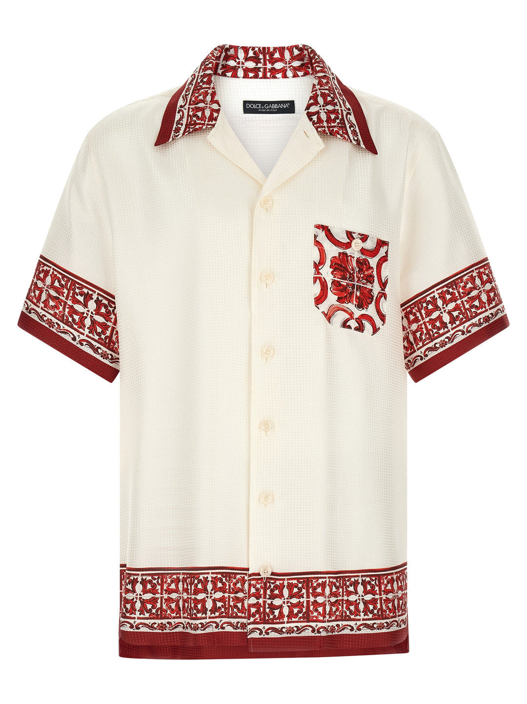 Dolce & Gabbana Hawaii Shirt and Blouse - Red | c00f517bced15079bc93cd550be4efe1d55423ee