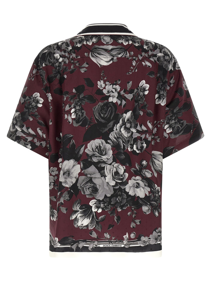 Dolce & Gabbana Bouquet Fiori Shirt and Blouse - Bordeaux | f7d53b66d7a33b0cb44f0a41b309b7301aa7c056