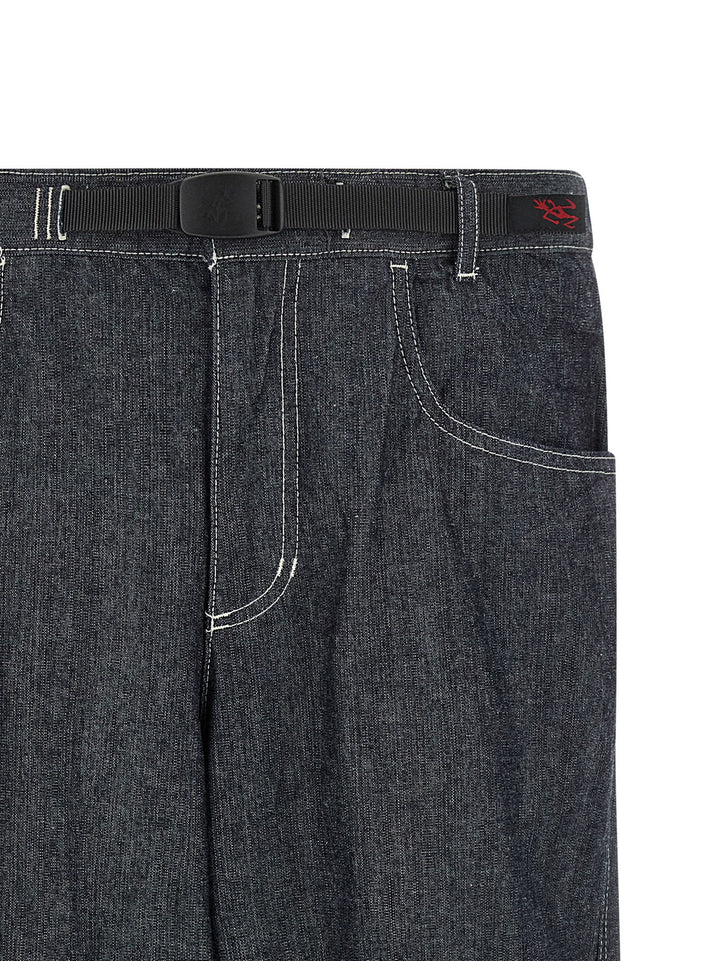 Gramicci Japanese Chambray Double Knee Jeans - Blue | c40a7afa0dd692d88d23b38fdc63e878c939760d