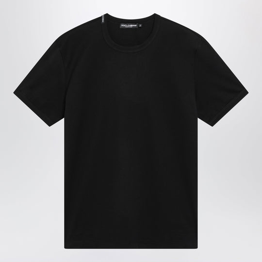 Black Cotton Jersey T-Shirt