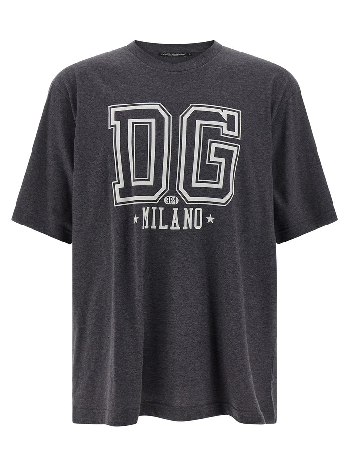 Dolce & Gabbana Flocked Print T-shirt - Gray | a00a0c7a32d566d2357115d8e15856459e6f444f