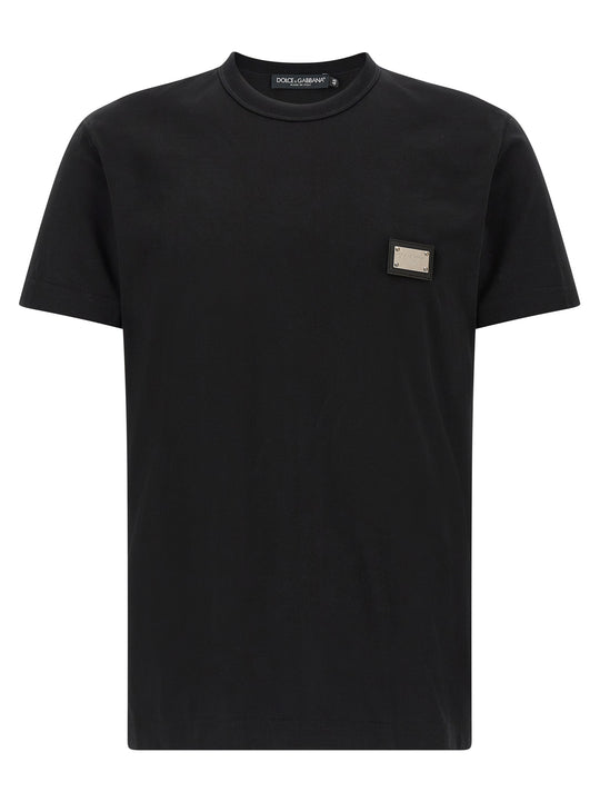 Logo Plate T-Shirt Black