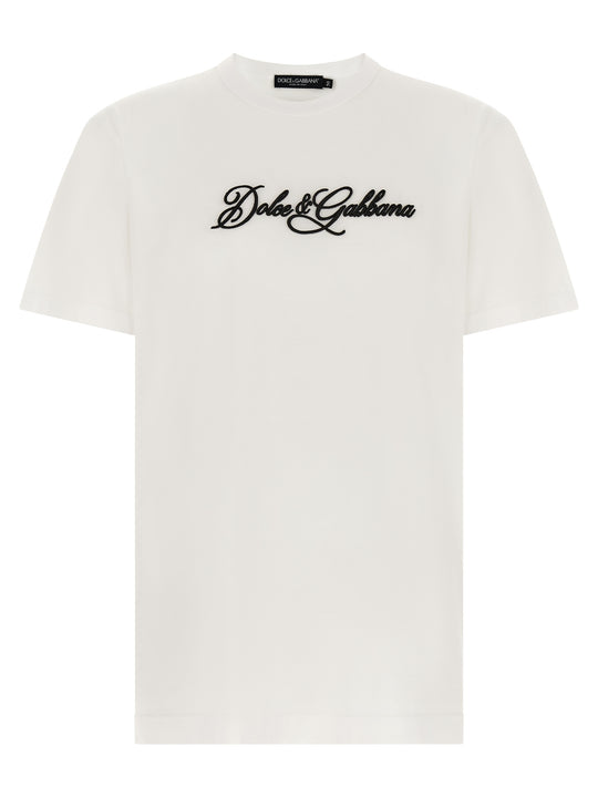 Logo Embroidery T-Shirt White