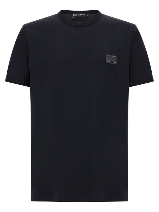 Metal Plate T-Shirt Blue