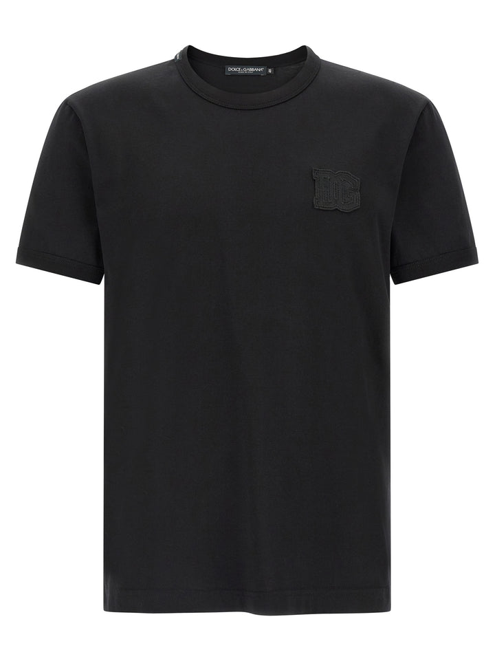 Dolce & Gabbana Dg T-shirt - Black | 8ebc379617edd33f8be3d9716adfc7d7a1dead8c