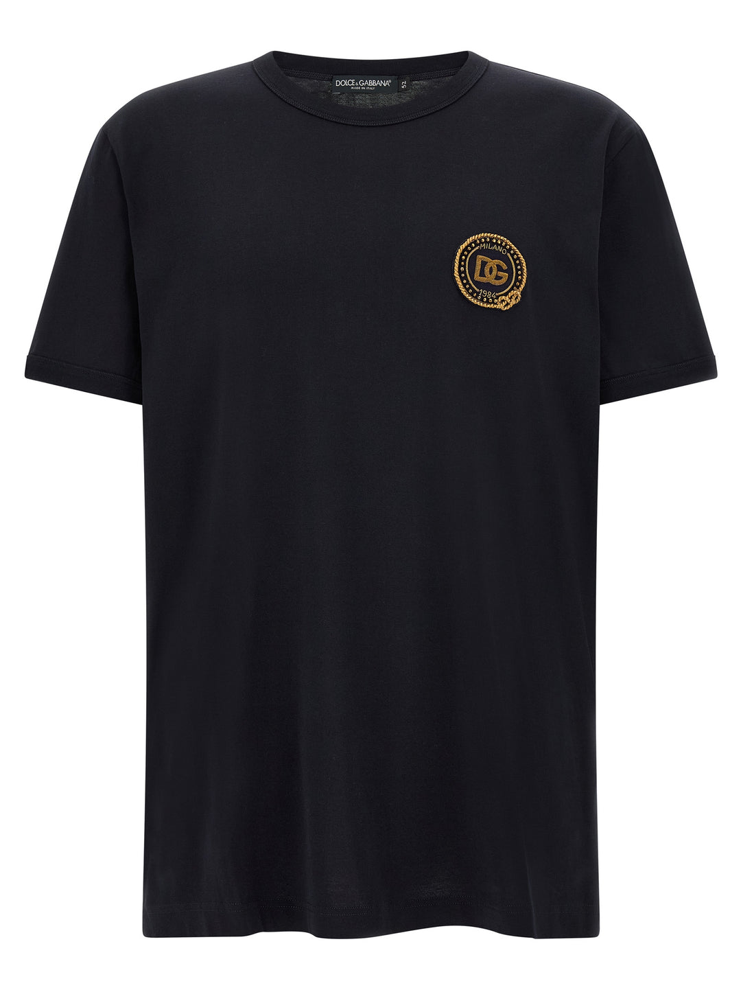 Dolce & Gabbana Logo Patch T-shirt - Blue | 178dccb9a1796a516c39be6177585599e89ed79f