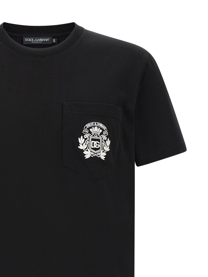 Dolce & Gabbana Dg T-shirt - Black | e3bf042461e5a94de278660a56e183550de1b514