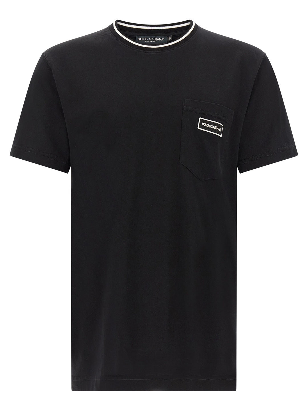 Dolce & Gabbana Logo Pocket T-shirt - Black | 977d9892928c57ee64ffbd18472beb7cddb23924