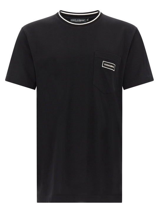 Logo Pocket T-Shirt Black