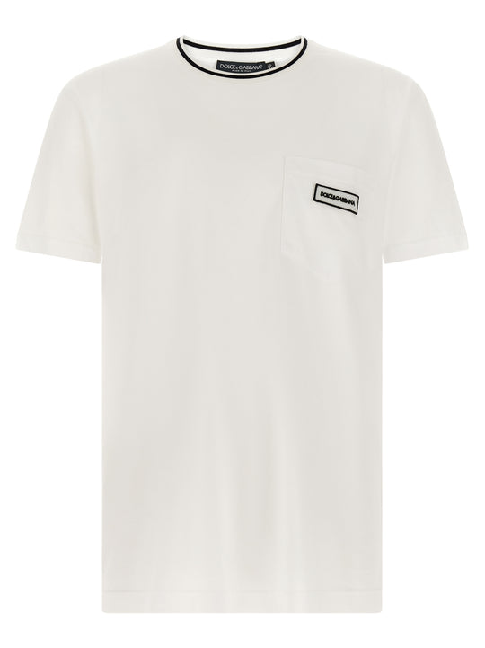 Logo Pocket T-Shirt White