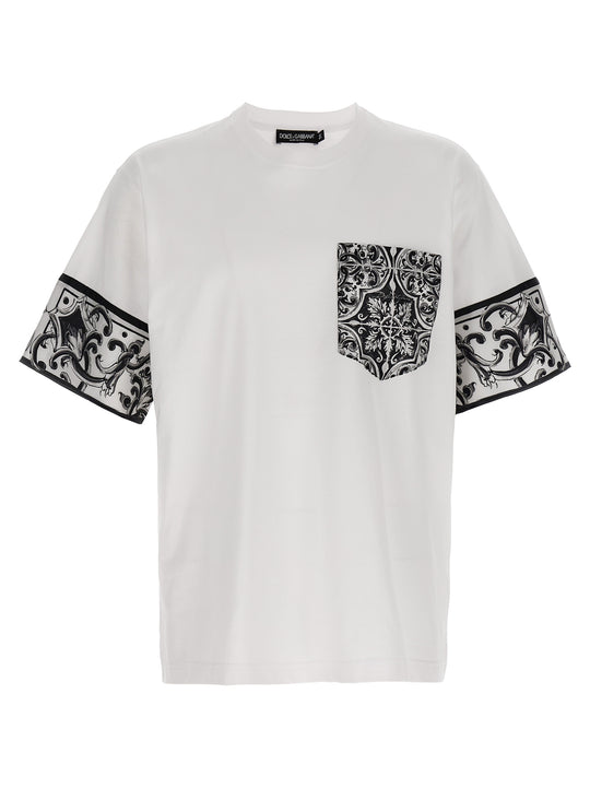 Maiolica T-Shirt White/Black