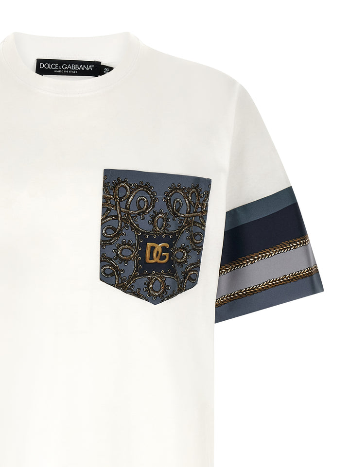 Dolce & Gabbana Cargo T-shirt - White | 09b9829d3e20af3d17f40dc267437cbb4d547656