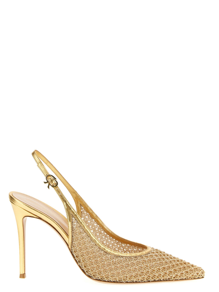 Gianvito Rossi Nikki Pumps - Gold | b6e45cf3bbf7ed60f30942278bca6204ede49c59