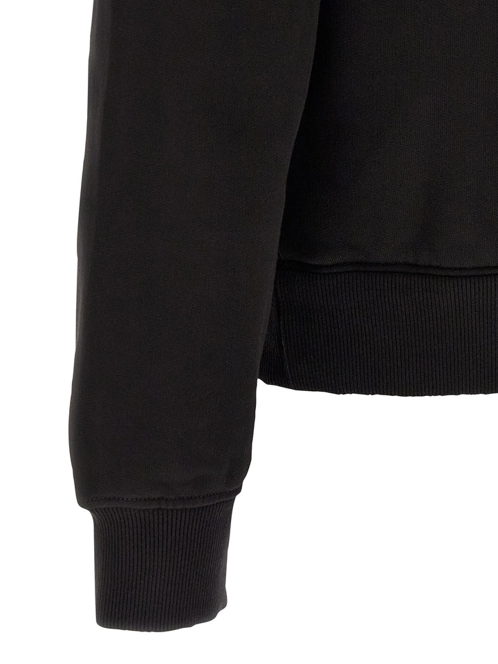 Dolce & Gabbana Logo Plaque Hoodie Sweatshirt - Black | f737d0d42551e4eb147ef8b7c8287e97ed473621