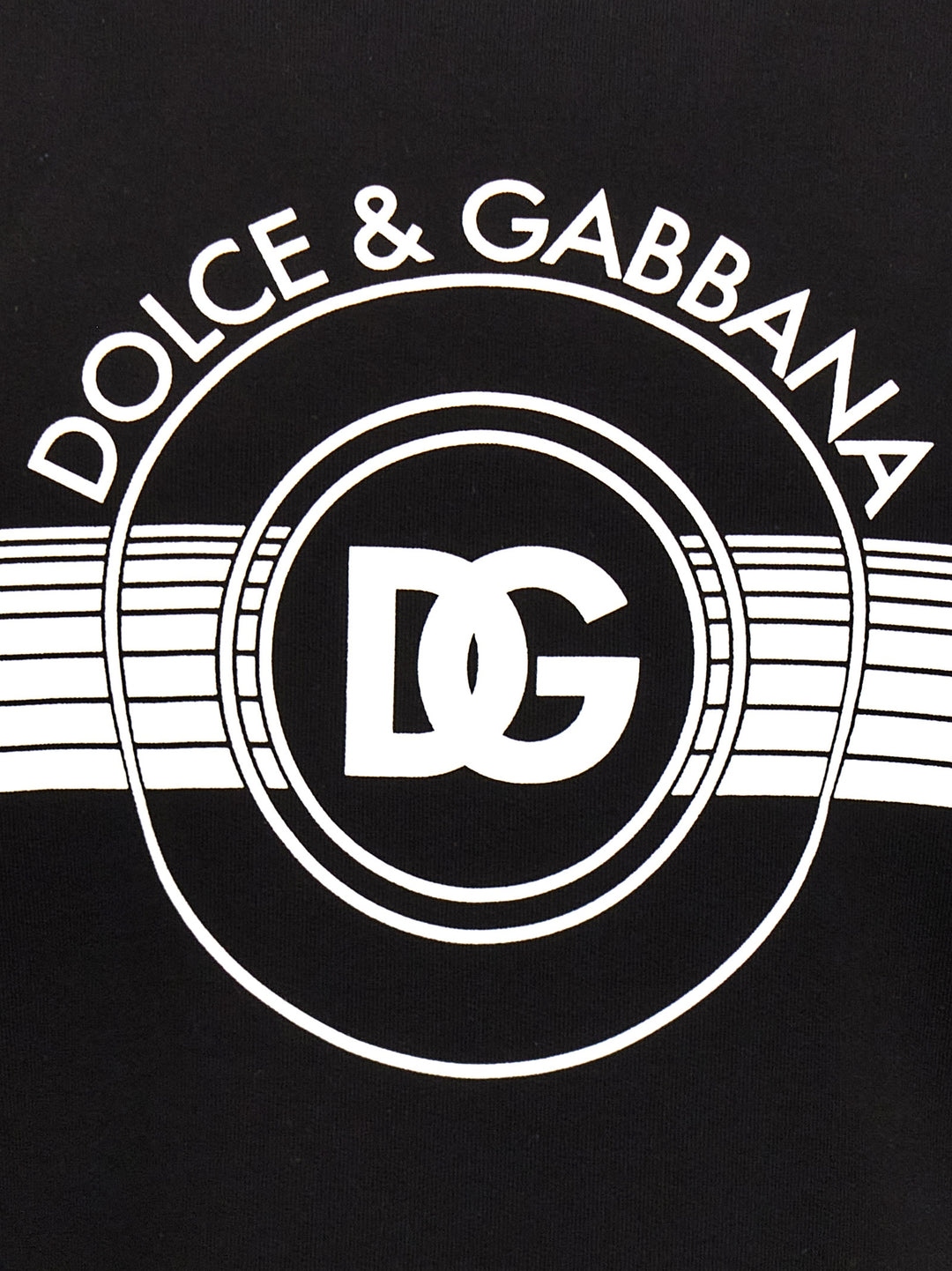 Dolce & Gabbana Logo Print Sweatshirt - White/Black | 69ab9c1bb1a52dcd0785724b89029f42896646e8