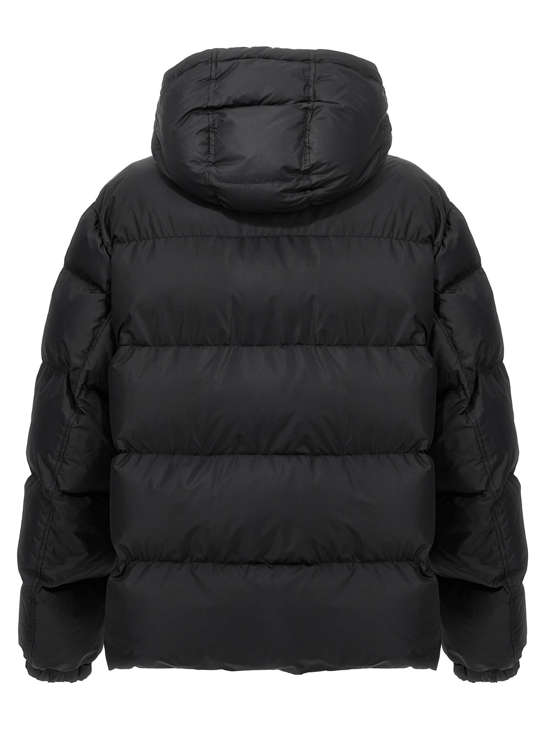Dolce & Gabbana Logo Plate Down Jacket Puffer Jackets - Black | b6fd9331d8ef253a5cb94b7d88840baec6fa41f5