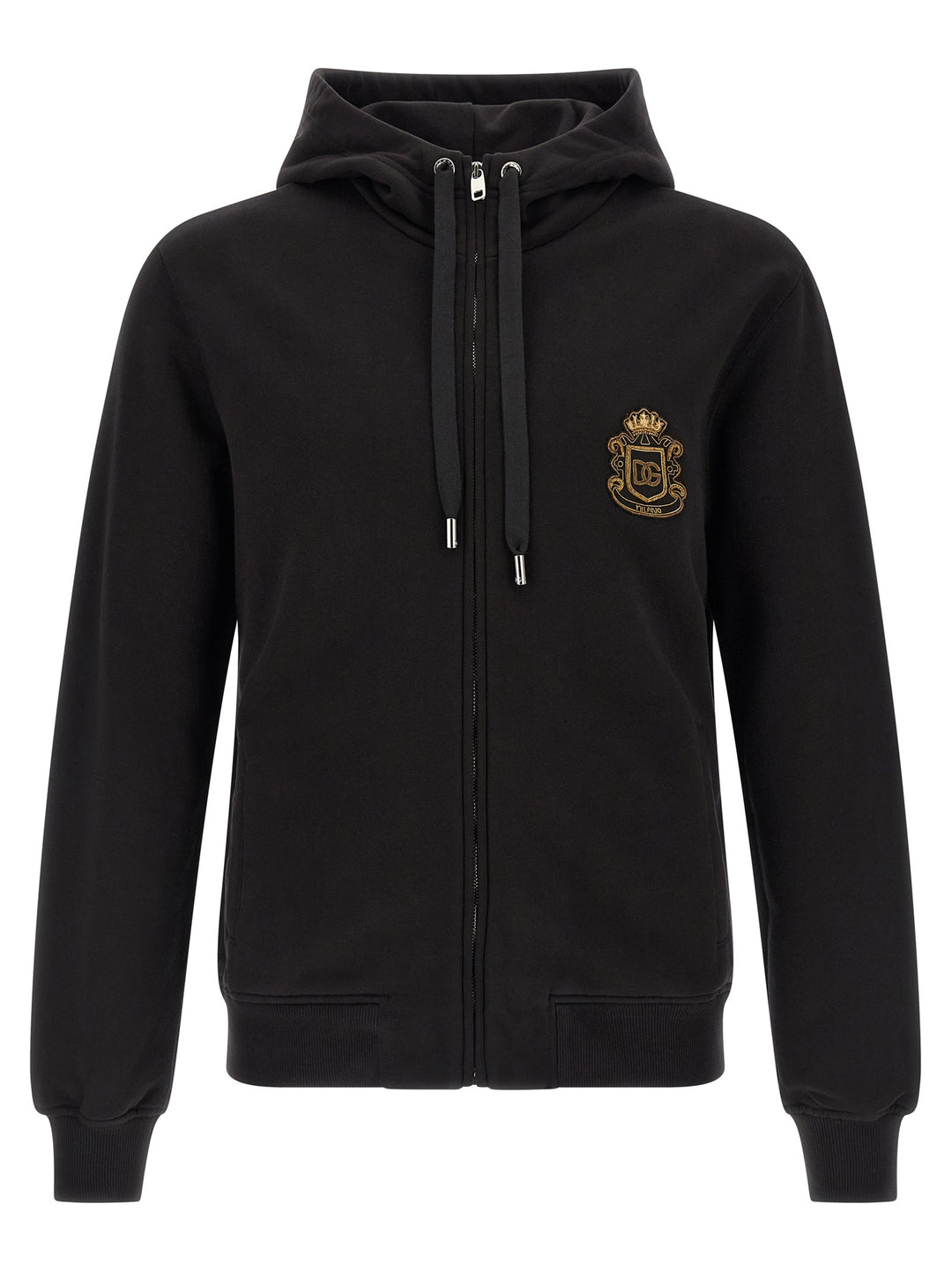Dolce & Gabbana Coat Of Arms Hoodie Sweatshirt - Black | bf2f2e2695a45c7e2bb94dc46d6201608dd5a172