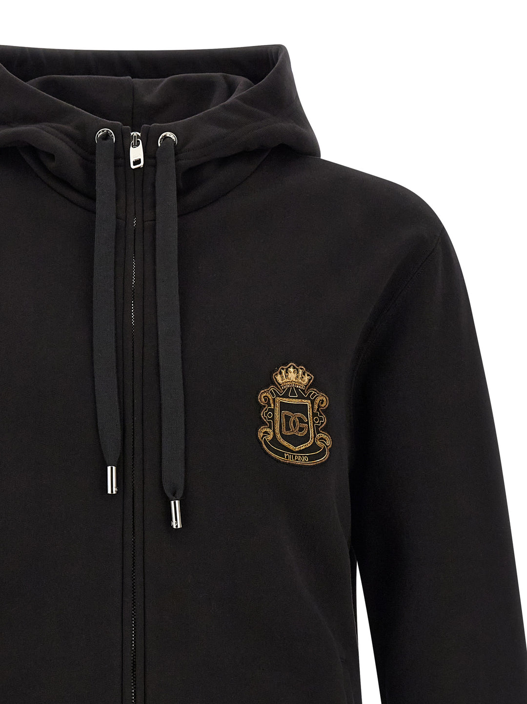 Dolce & Gabbana Coat Of Arms Hoodie Sweatshirt - Black | 26a26d9f8871b36503546d75b63c4ccb1514115b
