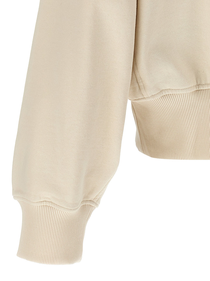 Dolce & Gabbana Embroidered Hoodie Sweatshirt - Beige | ef631b47055737b71f3475e289d66b4dea35a286