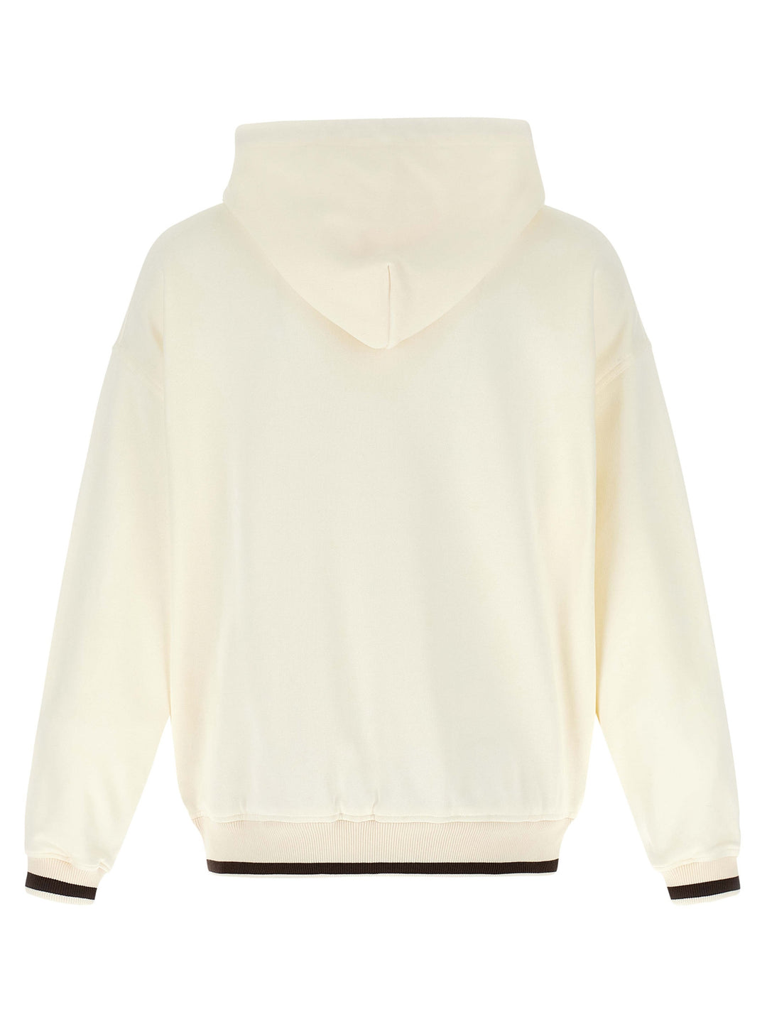 Dolce & Gabbana Logo Embroidery Hoodie Sweatshirt - White | 842e6efd456b6382ed36caf29ecb2a3f5b924072