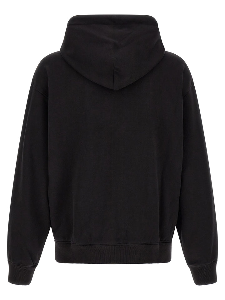 Dolce & Gabbana Logo Embroidery Hoodie Sweatshirt - Black | f38b5f88242a623a55948ad04fc561891b9511b9