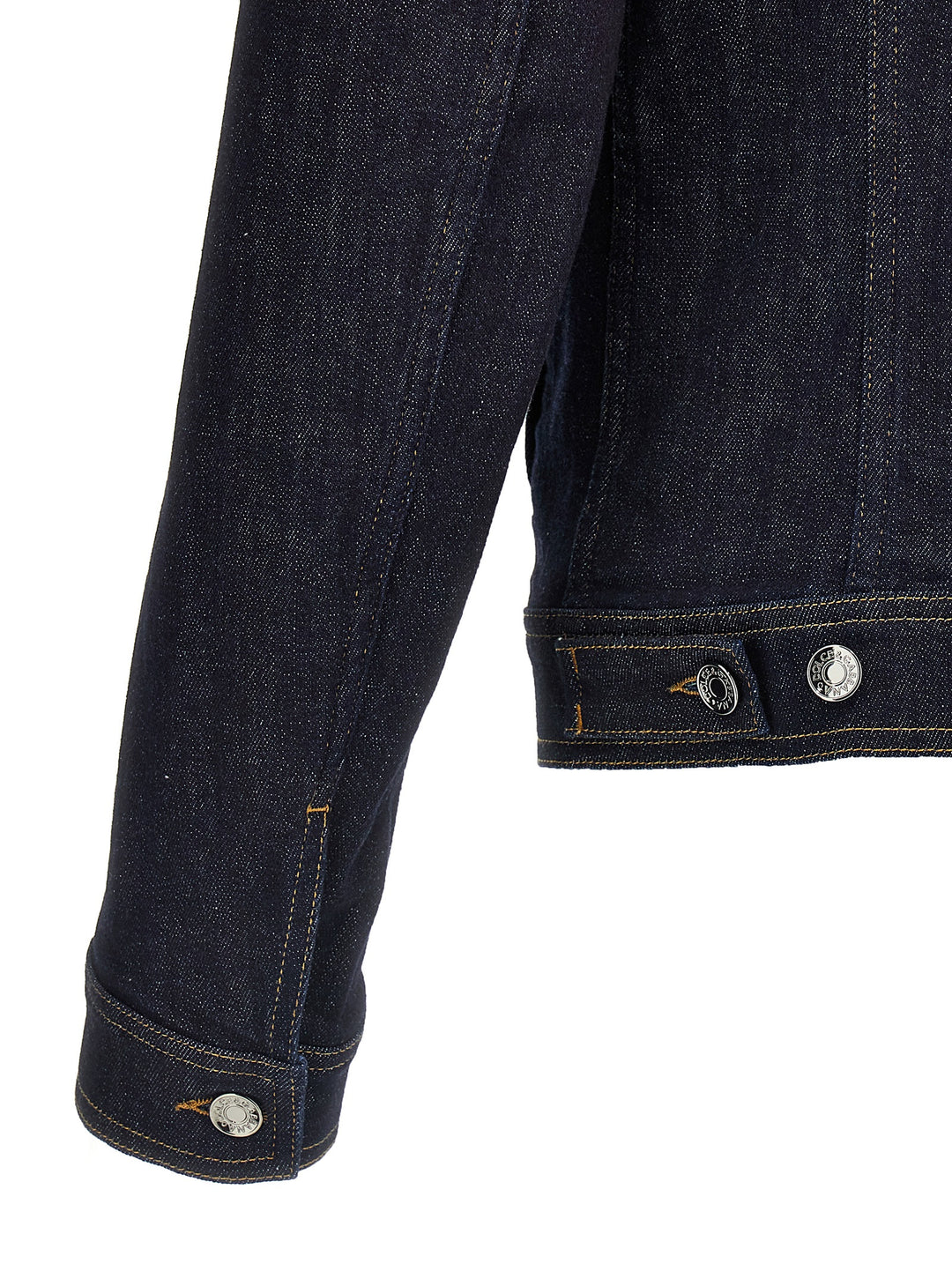 Dolce & Gabbana Logo Denim Jacket Puffer Jackets - Blue | c06e9863d5749af4fc64d1d854160f8cc4bd2e6a