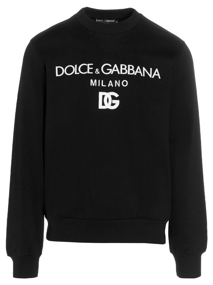 Dolce & Gabbana Logo Sweatshirt - Black | 571805d1b224cb49dea0463554521fb0bf88d23c