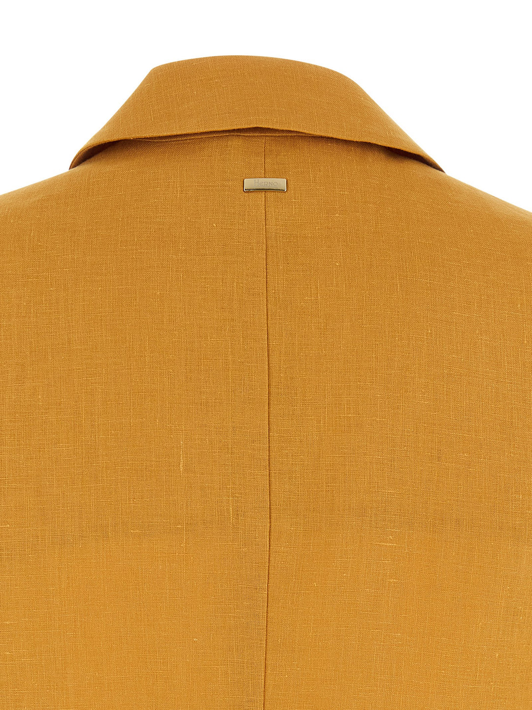 Herno Linen Vest Gilet - Yellow | 01a4c08146e8ca2d6c6e2756582ae18ec97eba67