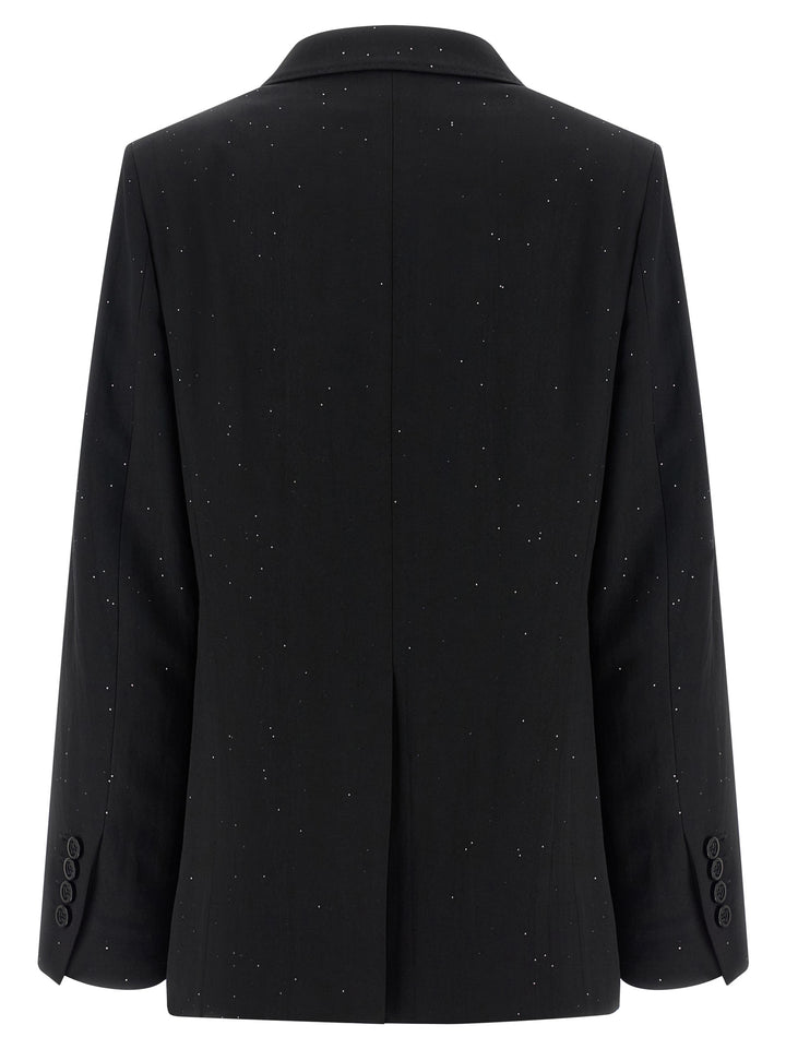 Herno Micro Sequin Blazer BlazerS - Black | 8f714095c8aff87bb12f5104b85e8a13fcb8874b
