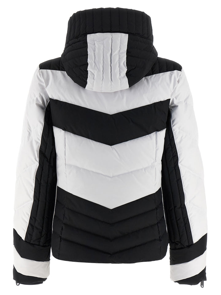 Goldbergh Valanga Puffer Jackets - White/Black | d98fb70eba833cba4f056109ee50a6de8a55e659